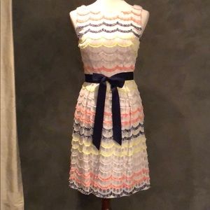 Trina Turk multi colored sleeveless dress